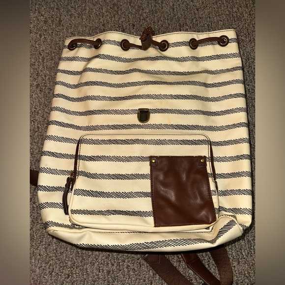 FOSSIL Coated Canvas Backpack - Picture 4 of 15